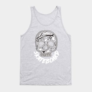 Skull Skateboard Tank Top